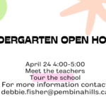 Kindergarten Open House April 24