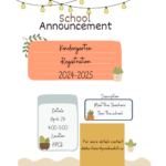 Pink Blue and Yellow Illustrative Classroom Announcement Flyer (500 x 750 px) (1)