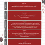 Week at a Glance Sept 8 – 12 2025 2