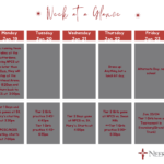 _ Week at a Glance Jan. 19 – 23 2026